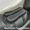 Motorcycle Seat Cushion Rear Seat Pads 3D Blow Air Cushion Shockproof Breathable Moto Saddle Cushion Slow Rebound Memory Gel Pad