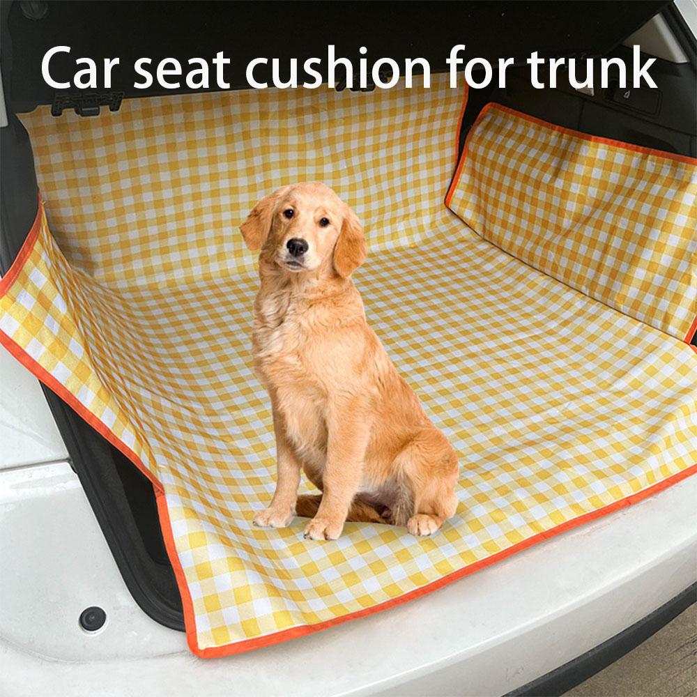 Waterproof Car Trunk Pet Cargo Liner Cover Oxford Anti Slip Dog Trunk Mat Protector Foldable Travel Pet Transport