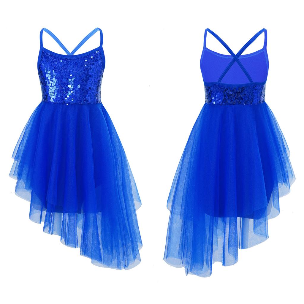 Балетное платье-пачка с блестками для девочек, детское фатиновое трико для лирического танца, гимнастики, платье для балерины, танцевальная одежда