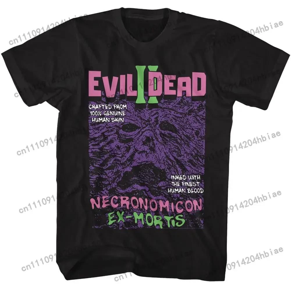Horror Movie Evil Dead Ii Graphics 100cotton Unisex Shirt 2026 Summer New Unisexs Fashion Y2k Short Sleeve Classic Retro Tshirt