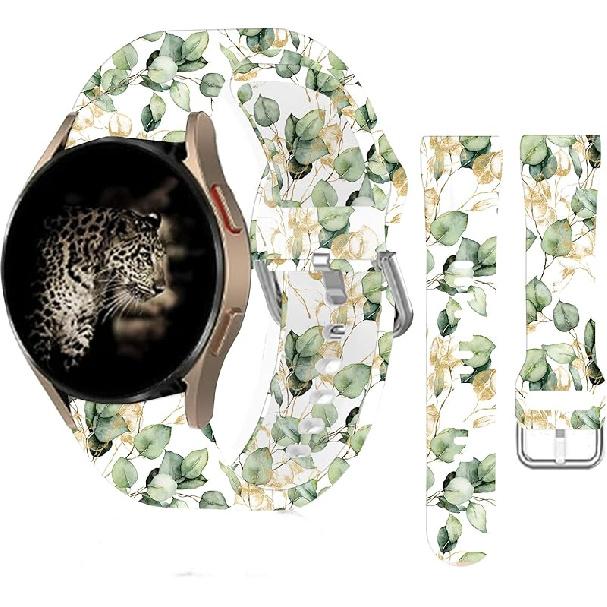 Силиконовые спортивные ремешки 20 мм, совместимые с Galaxy Watch 6/Watch 5/Galaxy Watch 4 40 мм 44 мм/Classic 42 мм 46 мм/Watch 3 41 мм, ремешки для Active 2,