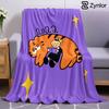 Cartoon Tiger Ultra Soft Sherpa Fleece Blanket Fluffy Warm Halloween Cozy Throw for Sofa Couch Bedroom Gift All Season