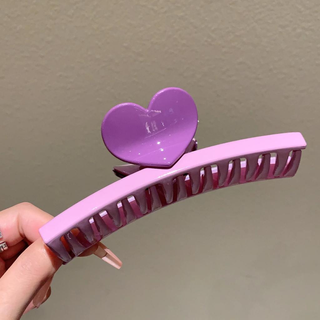 Простой Шик Дофаминовый Цвет Пластиковый Зажим-Краб для Волос Корейский Аллигатор 5.1" Захват Краб Акула Зажим Аксессуары для Густых Волос Головной Убор