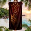 Galatasaray Fashion Beach Towel: Ideal for Summer Adventures Soft, absorbent and quick drying suitable for swimming and bathing