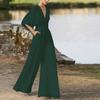 FASHION Women's Banquet Dress Jumpsuit Sexy Hanging Neck Women's Trousers