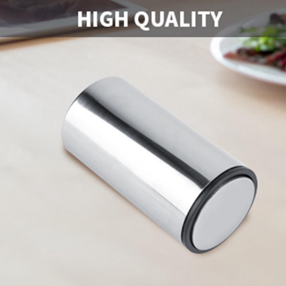 Press System Toothpick Holder Stainless Steel Toothpick Container Home Use