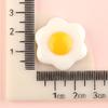 Hot Sale Kitchen Doll House Props Diy Pan Fried Egg Bread Flat Back Resin Cabochon Charm