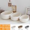 Cotton Rope Storage Basket Storage Box Desktop Hand-Woven Storage Basket Oval