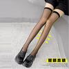 Transparent Calf Socks Velvet Black Socks Women's JK Spring and Summer Thin Pressure Socks Medium Tube Autumn Stockings