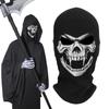 WTACTFUL Scary Skeleton Balaclava Ghost Death Neck Warmer Face Cover Mask Headwear Protection for Motorcycle Cycling Ski Snowboard Cosplay Costume