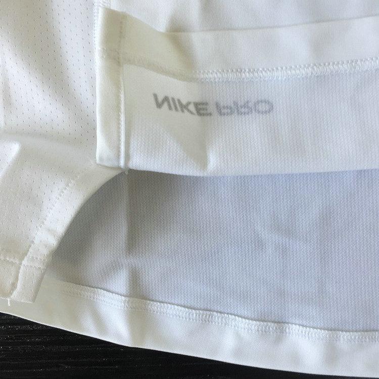 Nike Компрессионные дышащие быстросохнущие мужские топы для фитнеса Pro Training, белые CT8462-100