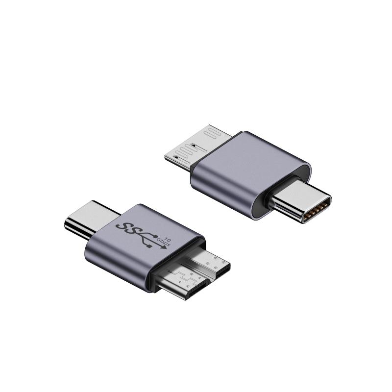 USB C на MicroB Адаптер Тип C USB 3.0 Папа Мама на MicroB Папа Преобразователь Разъем Зарядка Синхронизация Данных Адаптер 10 Гбит/с
