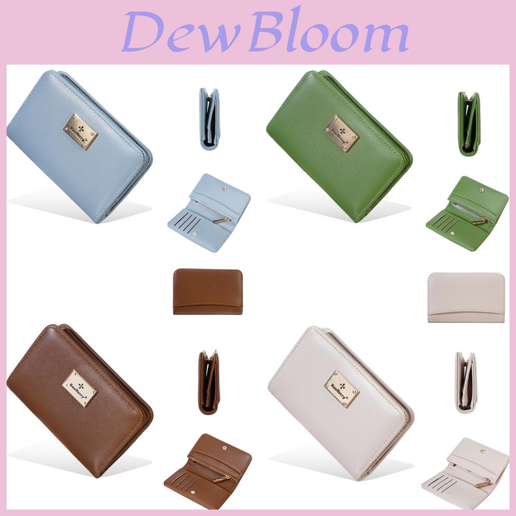 Womens Wallet Cardholder Pu Leather Multi Card Slots Cash Organizer For Daily Use