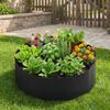Freestanding Garden Grow Bags Circular Divided Planter Plant Nursery  for Balcony Patio Yard Deck
