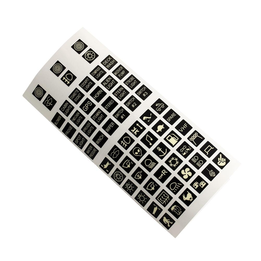 Sticker Sticker Labels Car Boat Truck Marine 132pcs Accessory Parts Night