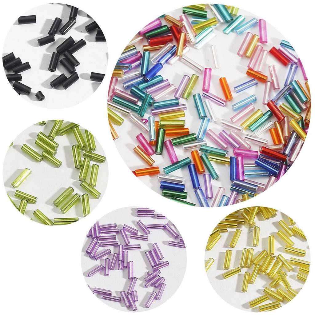 300/700 шт. Чешские цилиндрические стеклянные бисерные бусины-трубочки, европейский посевной бисер, свободные бусины для изготовления ювелирных изделий своими руками