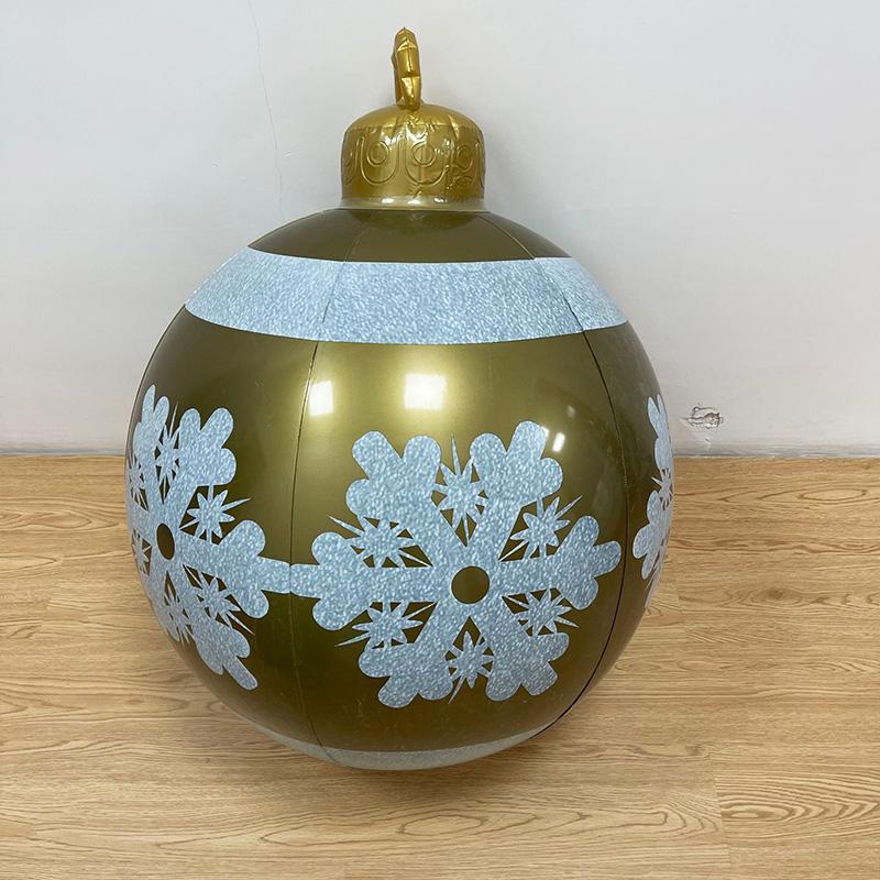 1 шт. Рождественские елочные украшения 40 см/60 см надувной украшенный шар гигантские большие шары