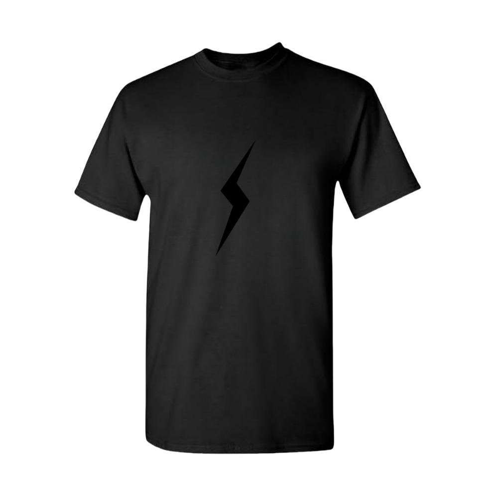 Легкая футболка из полиэстера, мужская летняя футболка с принтом Lightning, удобная, быстросохнущая, для занятий спортом, бега, для активного отдыха
