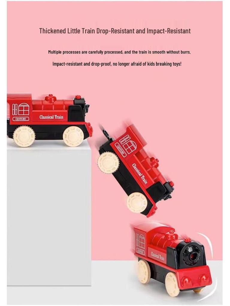 Набор электрического высокоскоростного поезда для детей – Развивающая игрушка с моделью железной дороги, Идеальный подарок на день рождения.