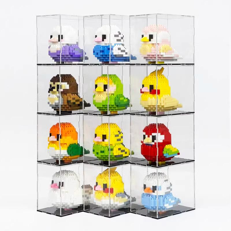 Совместимые оригинальные образовательные строительные блоки Lego для детей в виде птицы ара