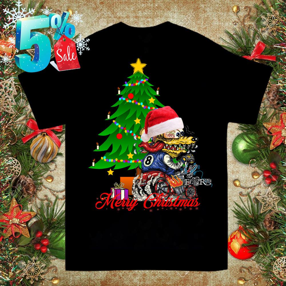 Rat Fink Christmas Funny Gift For Fan T-shirt All Size Xmas Gift Unisex T-Shirt