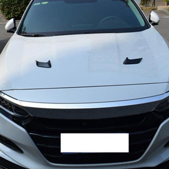 Автомобильные наклейки на крыло в виде жабр акулы, ABS-хромированная отделка крыла, самоклеящаяся, наклейка на капот, спортивная наклейка на вентиляционное отверстие автомобиля, подходит для большинства автомобилей