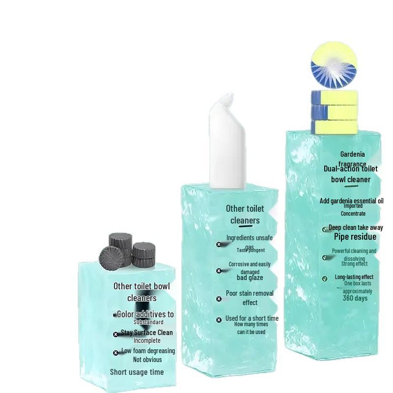 Средство для чистки унитаза: Блоки Ling - Мощное удаление накипи и дезодорация с длительным ароматом (20 шт.)