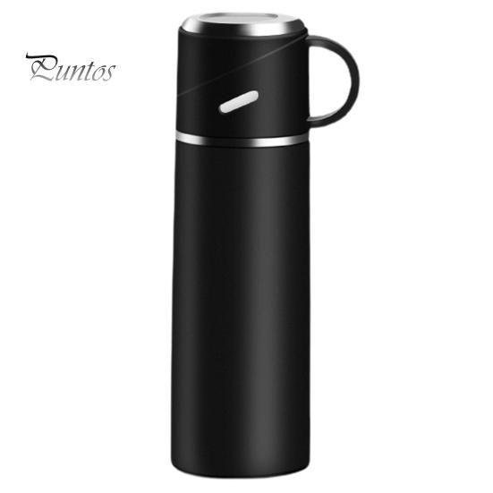 Портативная бутылка для воды из нержавеющей стали, герметичная двухслойная чашка с вакуумной изоляцией, большая емкость, пищевая посуда для напитков, модная автомобильная кружка для воды