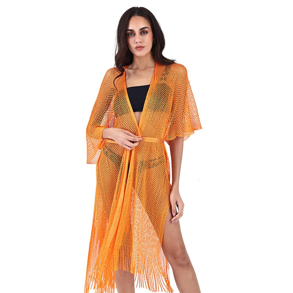 Женское модное пляжное однотонное свободное пляжное платье в стиле пэчворк с открытой спиной