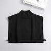 Solid Color Decorative Collars High Collar Scarf Fake Collar Knitted Sweater Women's Detachable High Elasticity Regular Fashion