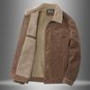 Corduroy Jacket Men 'S Autumn And Winter Loose Wild Plus Velvet Suit Jacket Men 'S Business Casual Suits