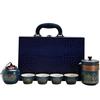 Dehua tea set, high-end and high-grade ceramic teapot with gift box, gift accompaniment, customized a complete set of ancient rhyme