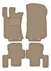 Dywaniki samochodowe welurowe do: Mercedes R-klasa W251 krótki minivan 5 osób krótki (2005-2014) beżowe