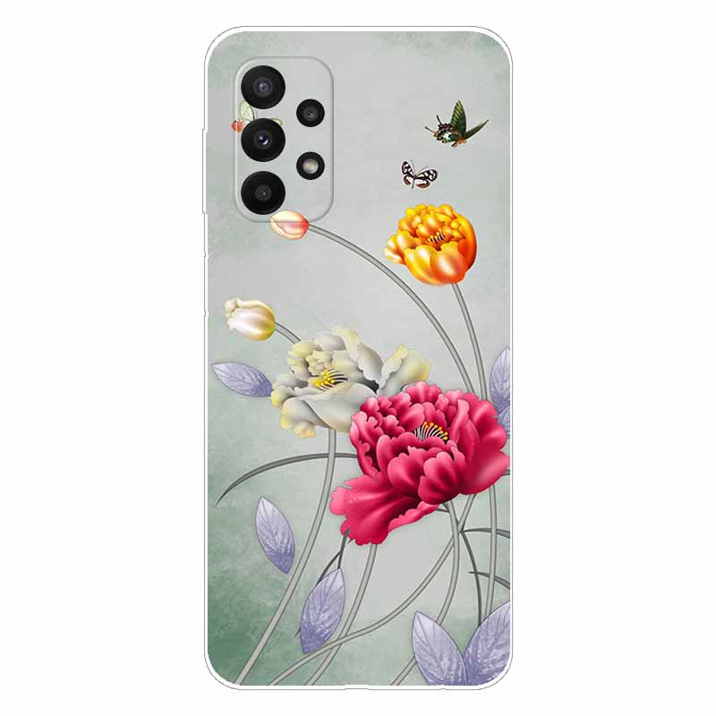 Чехол-бампер для Samsung Galaxy A23 5G, Мягкая силиконовая задняя крышка для Samsung A23 4G 6.6'', Ударопрочный чехол-бампер, Fundas A 23, Расписной