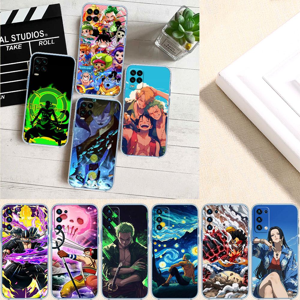 One Piece Art Soft Shell Transparent Phone Case for Motorola Moto G7 G8 G9 G84 G85 G73 G24 G15 Z2 Play Power Plus