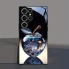 Черный Синий Кристалл Алмазное Стекло Чехол для Телефона Подходит для Samsung Galaxy S26 S25 S24 S22 S21 S20 FE/Ultra/Plus Жесткий Чехол