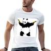 Футболка со стэнцилом Bad Panda мужская футболка футболка из плотного хлопка мужская хлопковые футболки для мужчины хлопок ф