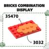 70 шт./лот 35470 Плитка Модифицированная 3 x 5 Облачные Аксессуары Совместимо с Кирпичиками Сделай Сам Детская Игрушка Детали Сборки