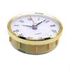Quartz Clock Insert Round Movement White Dial Gold (3 Inch/80 Mm)
