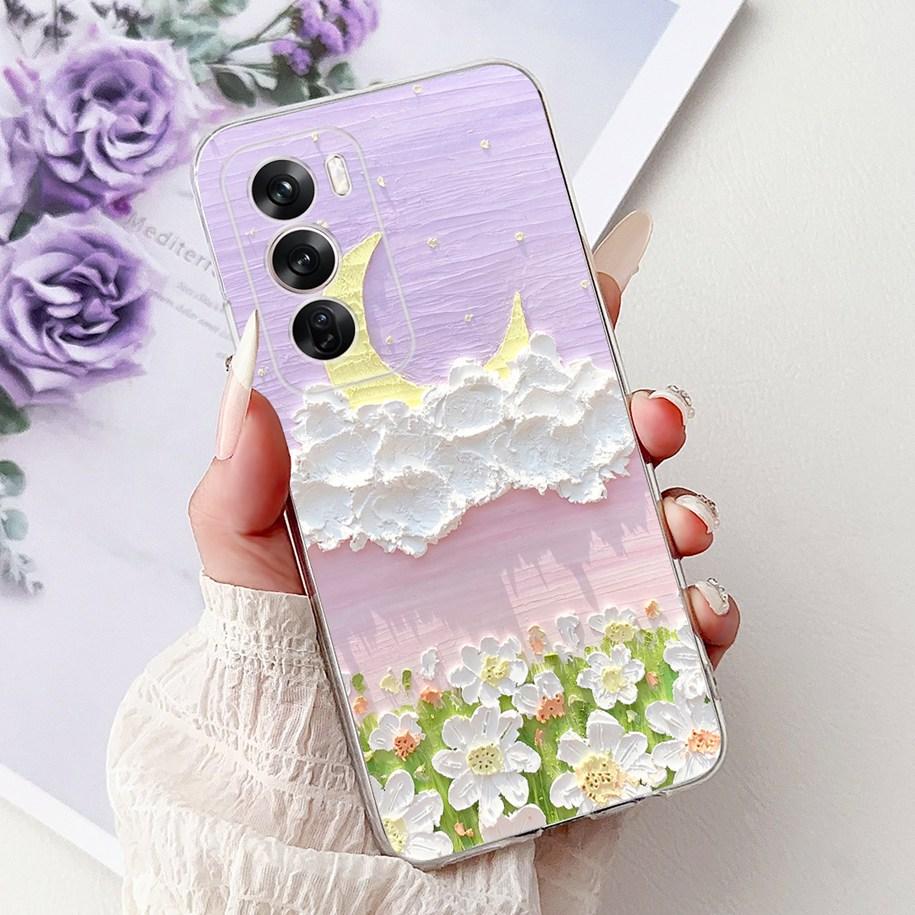 For OPPO Reno12 Pro 5G Case CPH2629 Cover Transparent Silicone Fashion Butterfly Soft Case For Reno 12 CPH2625 Reno 12Pro Fundas
