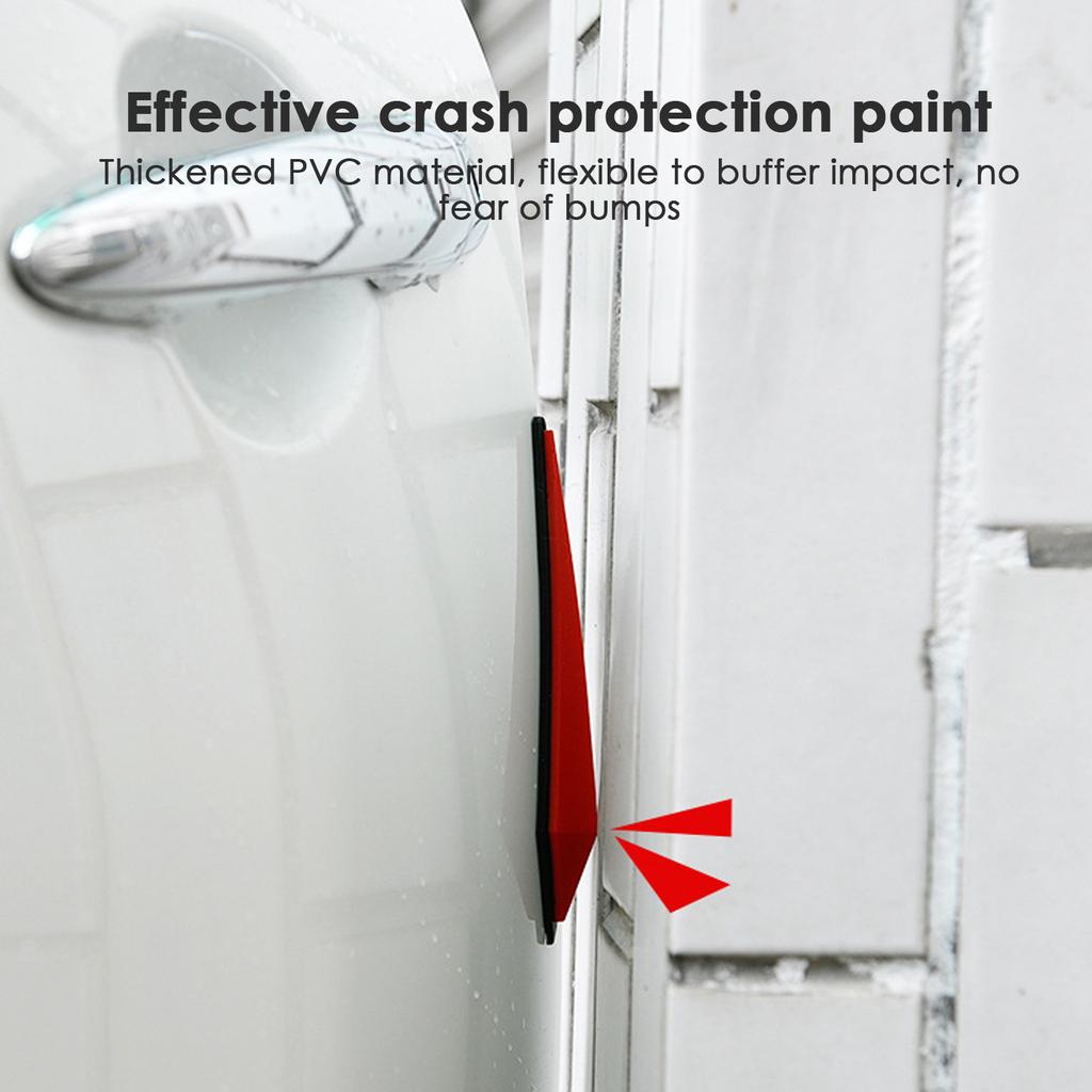 Car Door Antiscratch Protector Garage Safety Parking Wall Anticollision Rubber Sticker General Auto Bumper Edge Protection