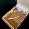 18k Rose Gold Diamond Buckle Bracelet - Korean Stylish Design, High-End Jewelry