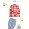Plaid Print Classic Shirt, Casual Button Front Long Sleeve Shirt, Women's Clothing