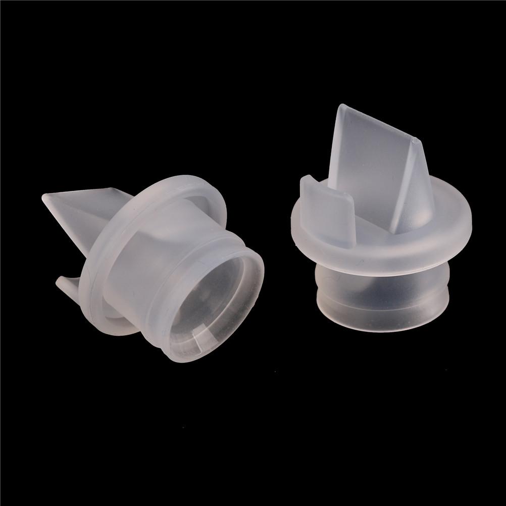 2Pcs Duckbill Valve Breast Pump Parts Silicone Baby Feeding Nipple Pump