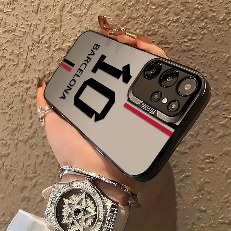 Цифровой чехол с 10 узорами для телефона Барселона подходит для Samsung S25 24 23 22 21 20 Plus/Ultra/FE, противоударный и устойчивый к падениям