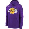 Nike X NBA Collaboration Hoodie Los Angeles Lakers Fleece Simple Comfortable Hooded Kids Hoodies Purple 3Z2B7FFPQ-LAK