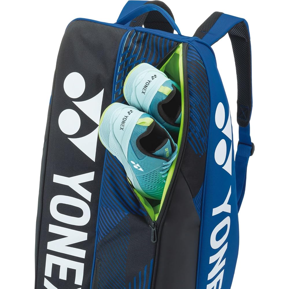 YONEX Tennis Badminton Racket Bag Cobalt Blue Holds 6 Rackets Durable Storage Case