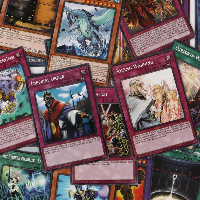 72 шт./Коробка Карты Yu gi oh на Английском Eldlich Sky Striker Virtual Word YU GI OH Master Duel Конкурентная Колода Коллекционная Карточная Игра