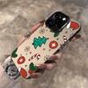 Для iPhone 17 16 15 14 13 12 11 Pro Max 17 Air 16E X XS XR Чехол С Рождеством Мультяшная Рождественская Елка Электрооцинкованный Серебристый Чехол