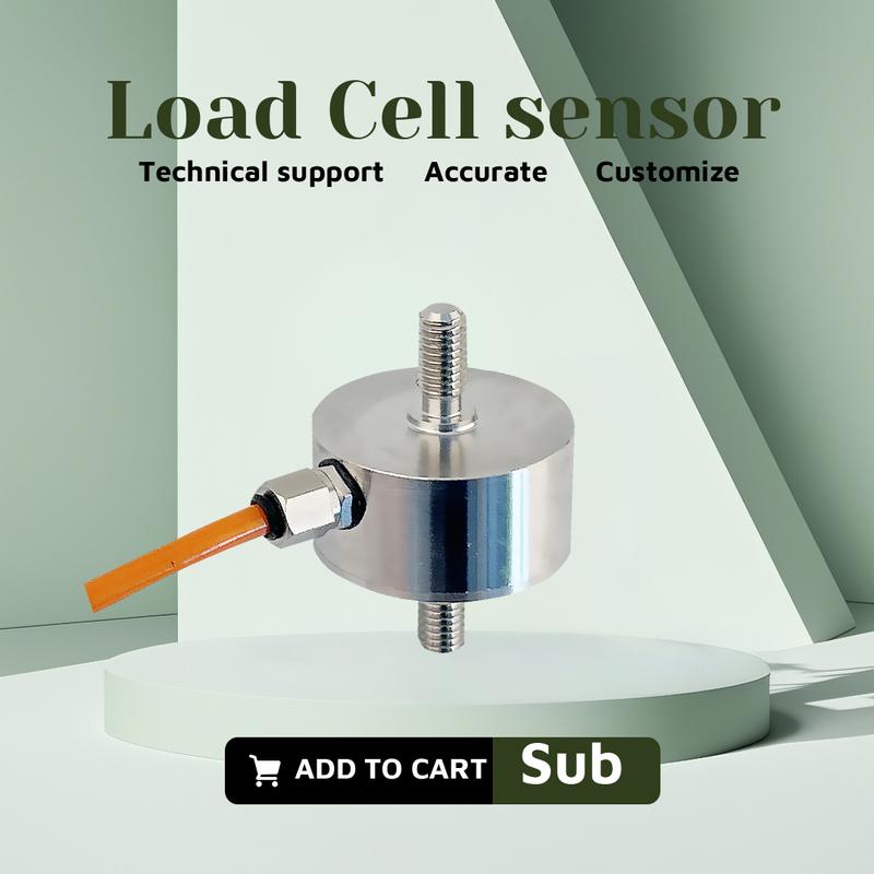 BENGBUZZYQ Tension Rod Load Cell 0-5000KG Stainless Steel High Precision Force Sensor for Automation Industrial Weighing Robotic